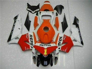 Carénage Moto CBR 600 RR 2005-2006 - Orange Repsol