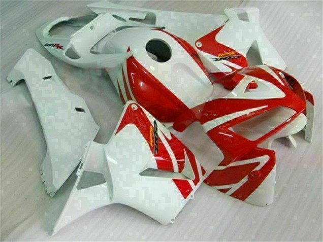 Carénage Moto CBR 600 RR 2005-2006 - Rouge Blanc