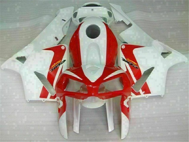 Carénage Moto CBR 600 RR 2005-2006 - Rouge Blanc