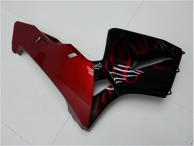Carénage Moto CBR 600 RR 2005-2006 - Rouge Flamme Noir Carénage Moto CBR 600 RR 2005-2006 - Rouge Flamme Noir