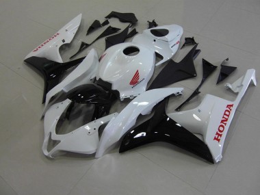 Carénage Moto CBR 600 RR 2007-2008 - Blanc Nacré Noir