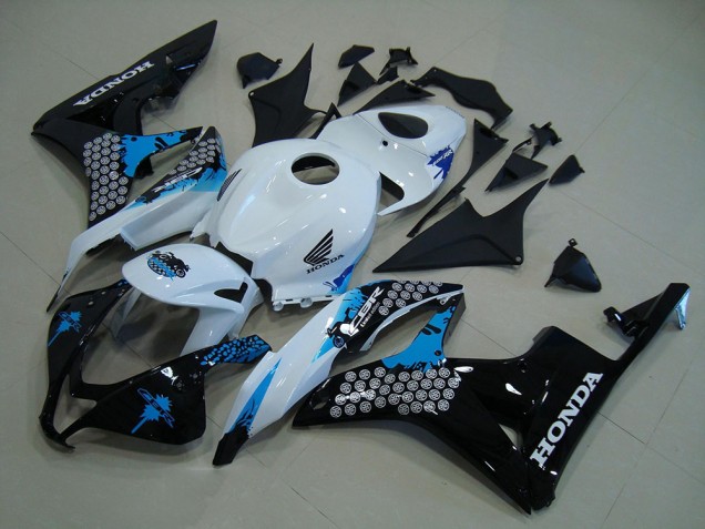 Carénage Moto CBR 600 RR 2007-2008 - Blanc Noir Bleu Carénage Moto CBR 600 RR 2007-2008 - Blanc Noir Bleu