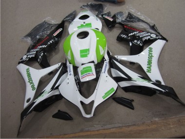 Carénage Moto CBR 600 RR 2007-2008 - Blanc Vert Hannspree
