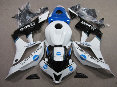 Carénage Moto CBR 600 RR 2007-2008 - Bleu Blanc Noir Konica Minolta MAPEI
