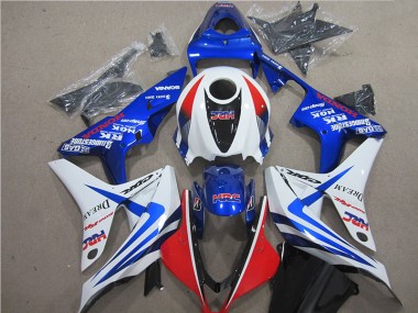 Carénage Moto CBR 600 RR 2007-2008 - Bleu Blanc Rouge HRC