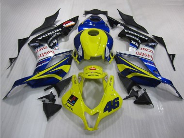 Carénage Moto CBR 600 RR 2007-2008 - Jaune Bleu 46