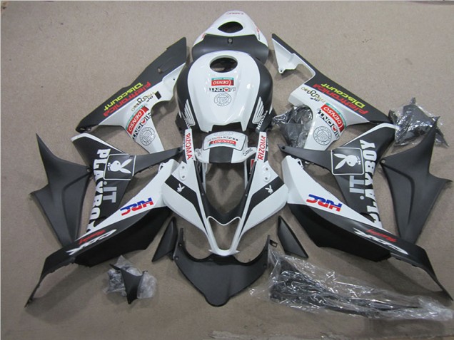 Carénage Moto CBR 600 RR 2007-2008 - Noir Blanc HRC Carénage Moto CBR 600 RR 2007-2008 - Noir Blanc HRC