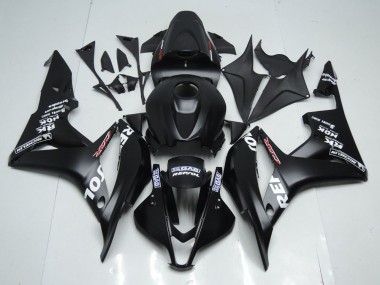Carénage Moto CBR 600 RR 2007-2008 - Noir Mat Repsol
