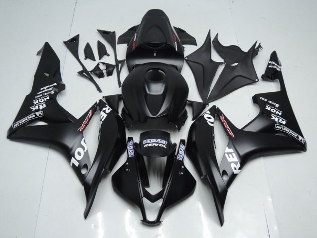 Carénage Moto CBR 600 RR 2007-2008 - Noir Mat Repsol Carénage Moto CBR 600 RR 2007-2008 - Noir Mat Repsol