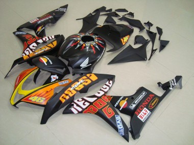 Carénage Moto CBR 600 RR 2007-2008 - Noir Mat Rossi