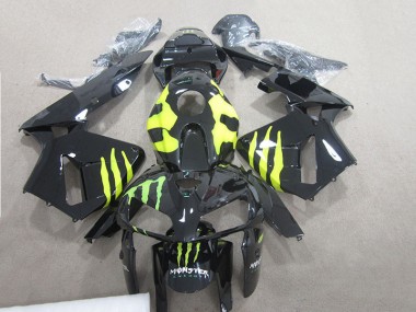 Carénage Moto CBR 600 RR 2007-2008 - Noir Monster Vert