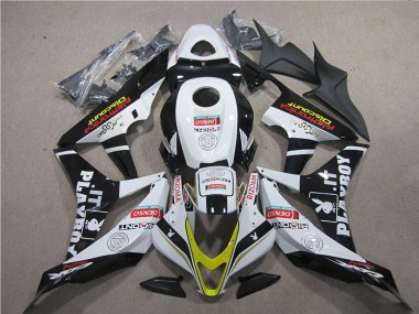 Carénage Moto CBR 600 RR 2007-2008 - Noir Rouge Blanc DENSO