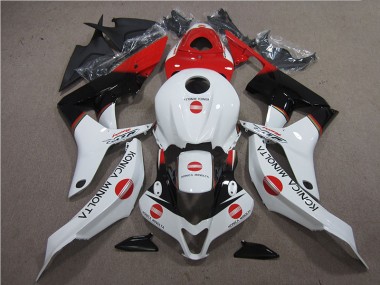 Carénage Moto CBR 600 RR 2007-2008 - Rouge Blanc Noir Konica Minolta