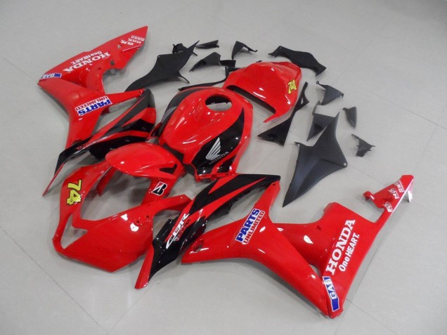 Carénage Moto CBR 600 RR 2007-2008 - Rouge Noir Courses Carénage Moto CBR 600 RR 2007-2008 - Rouge Noir Courses