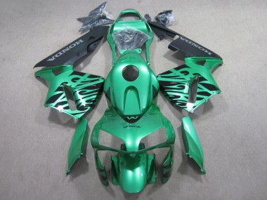 Carénage Moto CBR 600 RR 2007-2008 - Vert Noir