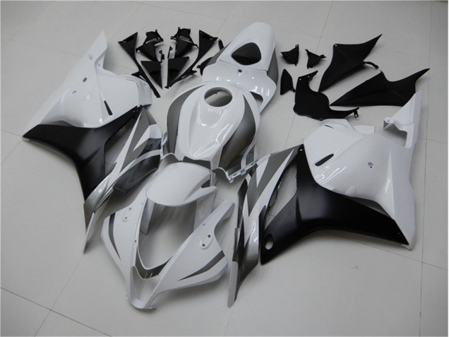 Carénage Moto CBR 600 RR 2009-2012 - Blanc Argent Noir Carénage Moto CBR 600 RR 2009-2012 - Blanc Argent Noir