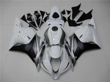 Carénage Moto CBR 600 RR 2009-2012 - Blanc Argent Noir