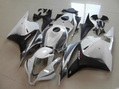 Carénage Moto CBR 600 RR 2009-2012 - Blanc Noir Gris