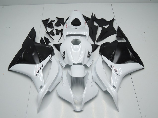 Carénage Moto CBR 600 RR 2009-2012 - Blanc Noir Mat Carénage Moto CBR 600 RR 2009-2012 - Blanc Noir Mat
