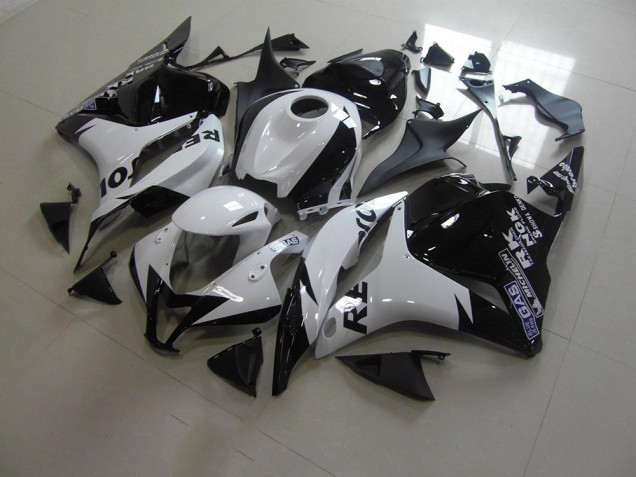 Carénage Moto CBR 600 RR 2009-2012 - Blanc Noir Repsol Carénage Moto CBR 600 RR 2009-2012 - Blanc Noir Repsol