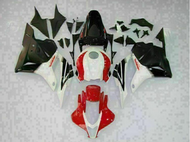 Carénage Moto CBR 600 RR 2009-2012 - Blanc Noir Rouge Carénage Moto CBR 600 RR 2009-2012 - Blanc Noir Rouge