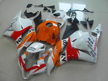 Carénage Moto CBR 600 RR 2009-2012 - Blanc Nouveau Repsol