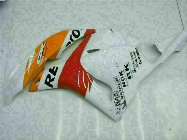 Carénage Moto CBR 600 RR 2009-2012 - Blanc Orange Repsol Carénage Moto CBR 600 RR 2009-2012 - Blanc Orange Repsol