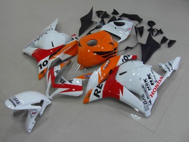 Carénage Moto CBR 600 RR 2009-2012 - Blanc Repsol