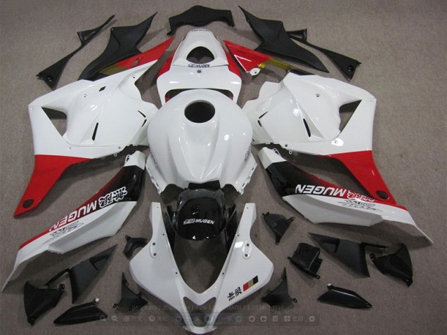 Carénage Moto CBR 600 RR 2009-2012 - Blanc Rouge Noir Mugen Carénage Moto CBR 600 RR 2009-2012 - Blanc Rouge Noir Mugen