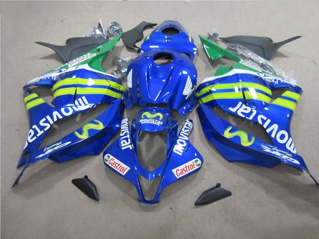 Carénage Moto CBR 600 RR 2009-2012 - Bleu Blanc Movistar Carénage Moto CBR 600 RR 2009-2012 - Bleu Blanc Movistar