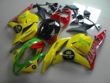 Carénage Moto CBR 600 RR 2009-2012 - Jaune Corona Extra