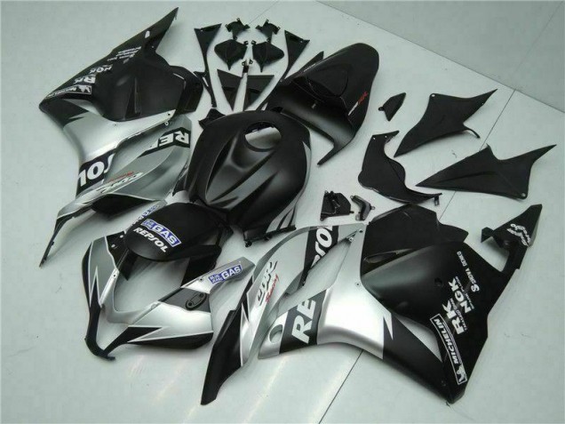 Carénage Moto CBR 600 RR 2009-2012 - Noir Argent Repsol Carénage Moto CBR 600 RR 2009-2012 - Noir Argent Repsol