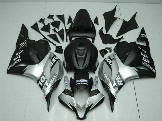 Carénage Moto CBR 600 RR 2009-2012 - Noir Argent Repsol Carénage Moto CBR 600 RR 2009-2012 - Noir Argent Repsol