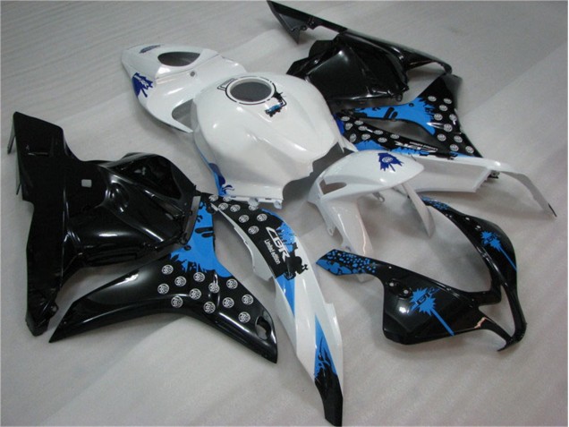 Carénage Moto CBR 600 RR 2009-2012 - Noir Blanc Bleu Carénage Moto CBR 600 RR 2009-2012 - Noir Blanc Bleu