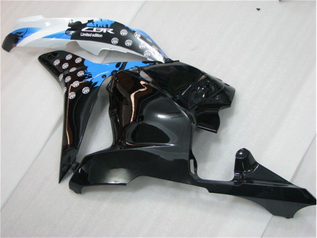Carénage Moto CBR 600 RR 2009-2012 - Noir Blanc Bleu Carénage Moto CBR 600 RR 2009-2012 - Noir Blanc Bleu