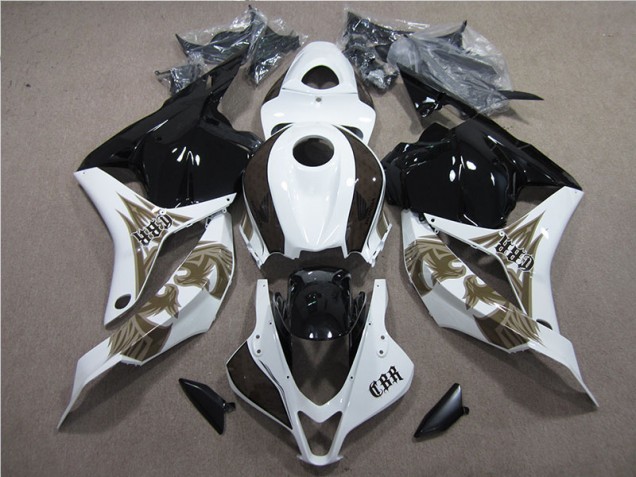Carénage Moto CBR 600 RR 2009-2012 - Noir Blanc Carénage Moto CBR 600 RR 2009-2012 - Noir Blanc