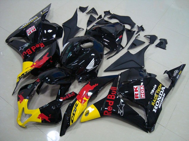 Carénage Moto CBR 600 RR 2009-2012 - Noir Red Bull Carénage Moto CBR 600 RR 2009-2012 - Noir Red Bull