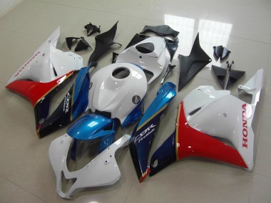 Carénage Moto CBR 600 RR 2009-2012 - Noir Rouge Bleu