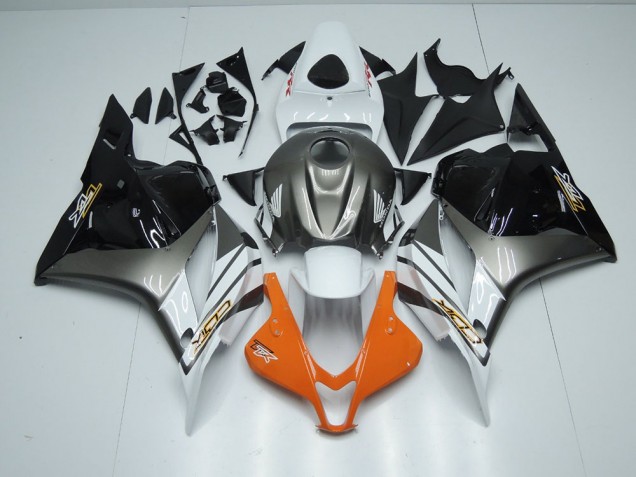 Carénage Moto CBR 600 RR 2009-2012 - Orange Gris Noir Carénage Moto CBR 600 RR 2009-2012 - Orange Gris Noir
