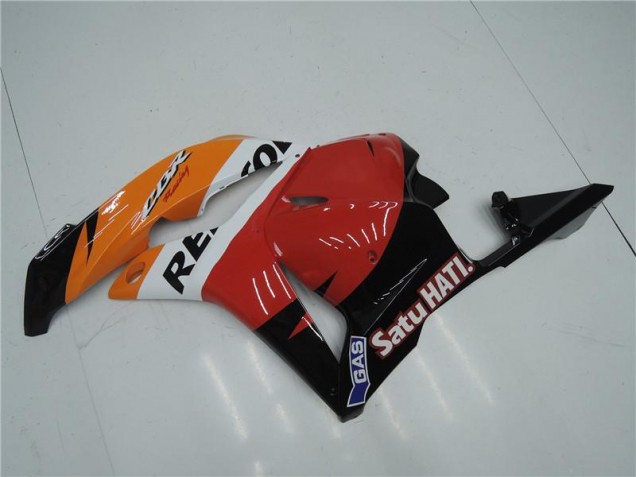 Carénage Moto CBR 600 RR 2009-2012 - Orange Rouge Noir Repsol Carénage Moto CBR 600 RR 2009-2012 - Orange Rouge Noir Repsol