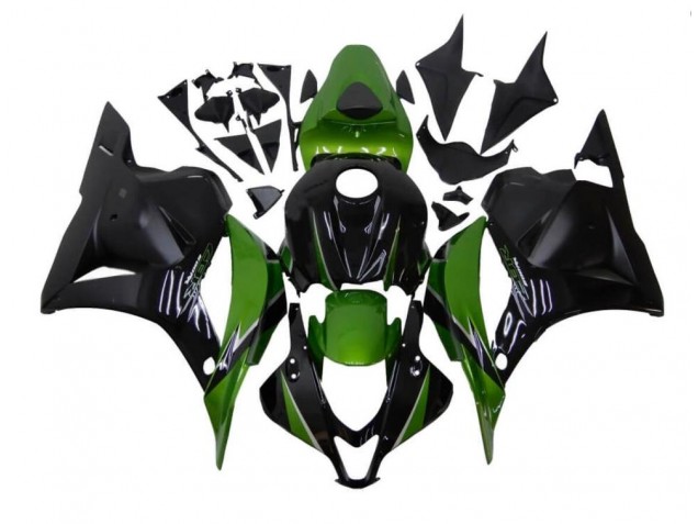 Carénage Moto CBR 600 RR 2009-2012 - Vert Noir Carénage Moto CBR 600 RR 2009-2012 - Vert Noir