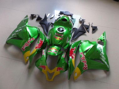 Carénage Moto CBR 600 RR 2009-2012 - Vert Red Bull