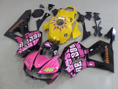 Carénage Moto CBR 600 RR 2013-2021 - Jaune Rose Rossi