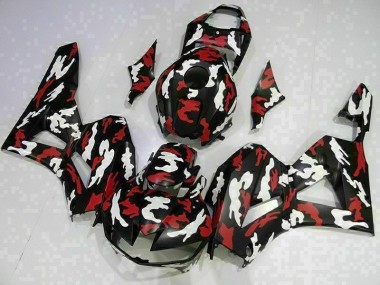 Carénage Moto CBR 600 RR 2013-2021 - Rouge Blanc Noir