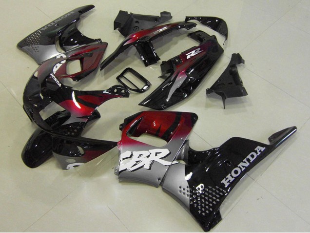 Carénage Moto CBR 900 RR 893 1996-1997 - Rouge Noir Argent