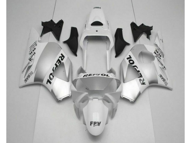 Carénage Moto CBR 900 RR 954RR 2002-2003 - Blanc Argent Noir Repsol Carénage Moto CBR 900 RR 954RR 2002-2003 - Blanc Argent Noir Repsol