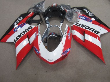 Carénage Moto Ducati 1098 2007-2014 - Rouge Blanc Generali Tim