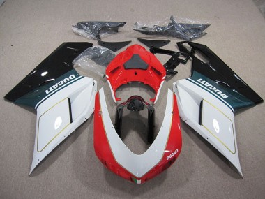 Carénage Moto Ducati 1098 848 2007-2014 - Blanc Rouge