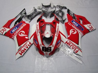Carénage Moto Ducati 1199 2011-2014 - Rouge FIAMM FICC