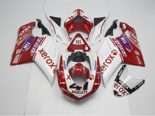 Carénage Moto Ducati 848 1098 1198 2007-2014 - Style OEM Xerox avec 41 Carénage Moto Ducati 848 1098 1198 2007-2014 - Style OEM Xerox avec 41